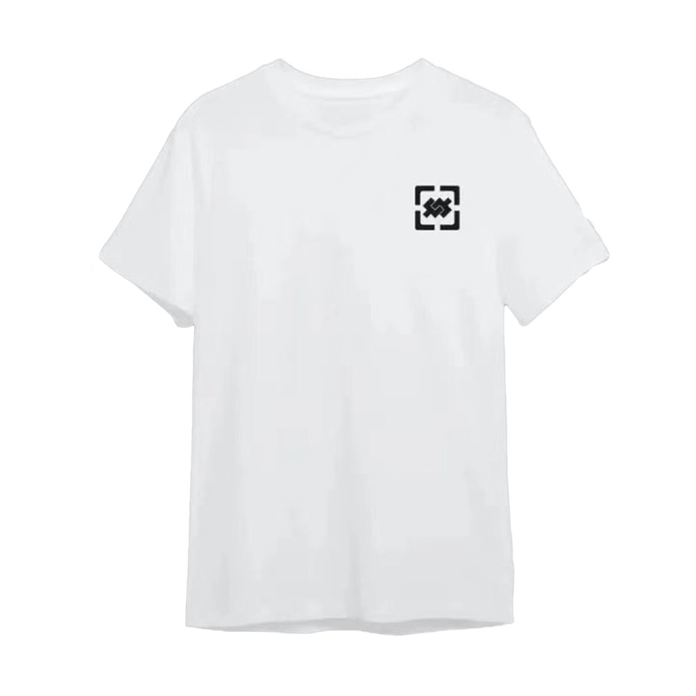 Sago Cotton Minimalism Basic Tee White