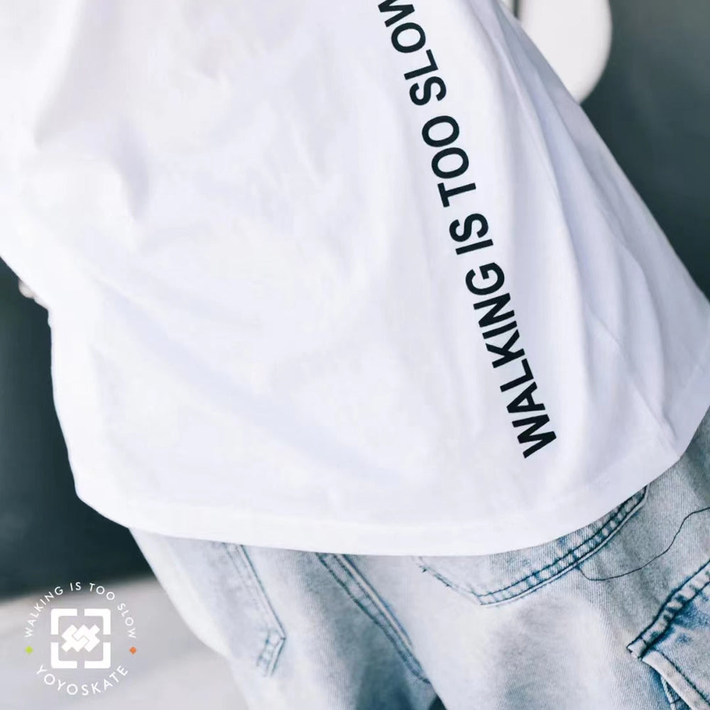 Sago Cotton Minimalism Basic Tee White