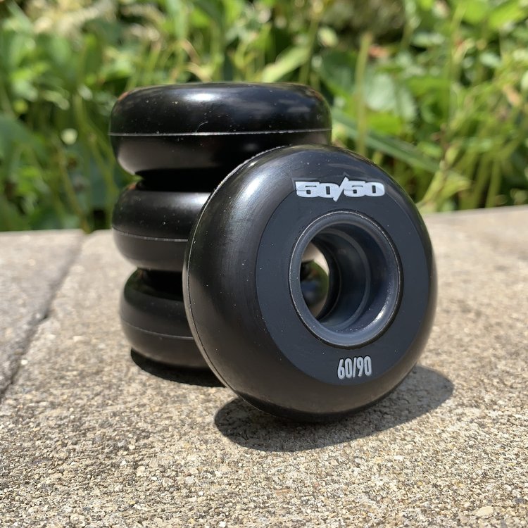 60mm/90A 4-pack Black