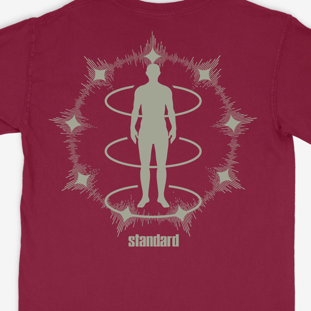 Starman shirt maroon