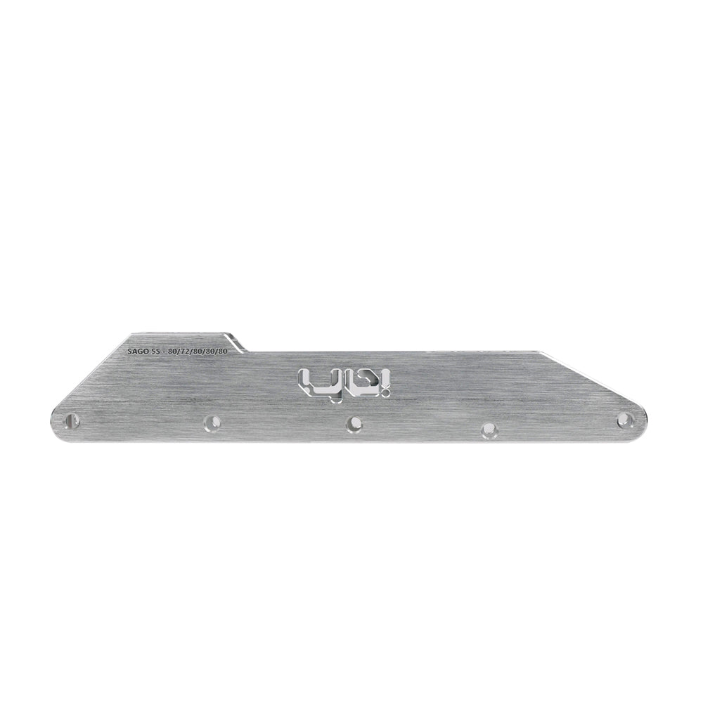165mm Sago 5S 5x80/72mm 316mm brushed grey