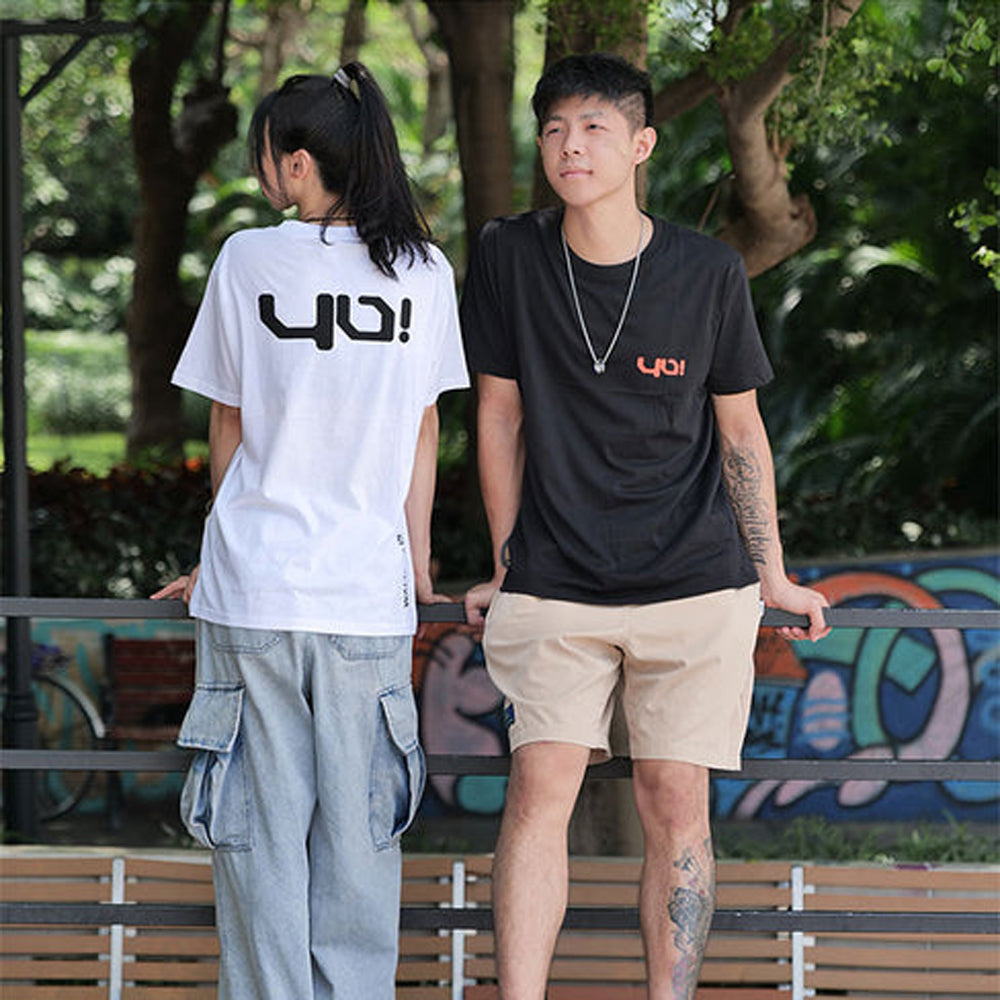 Sago Cotton Minimalism Basic Tee Black