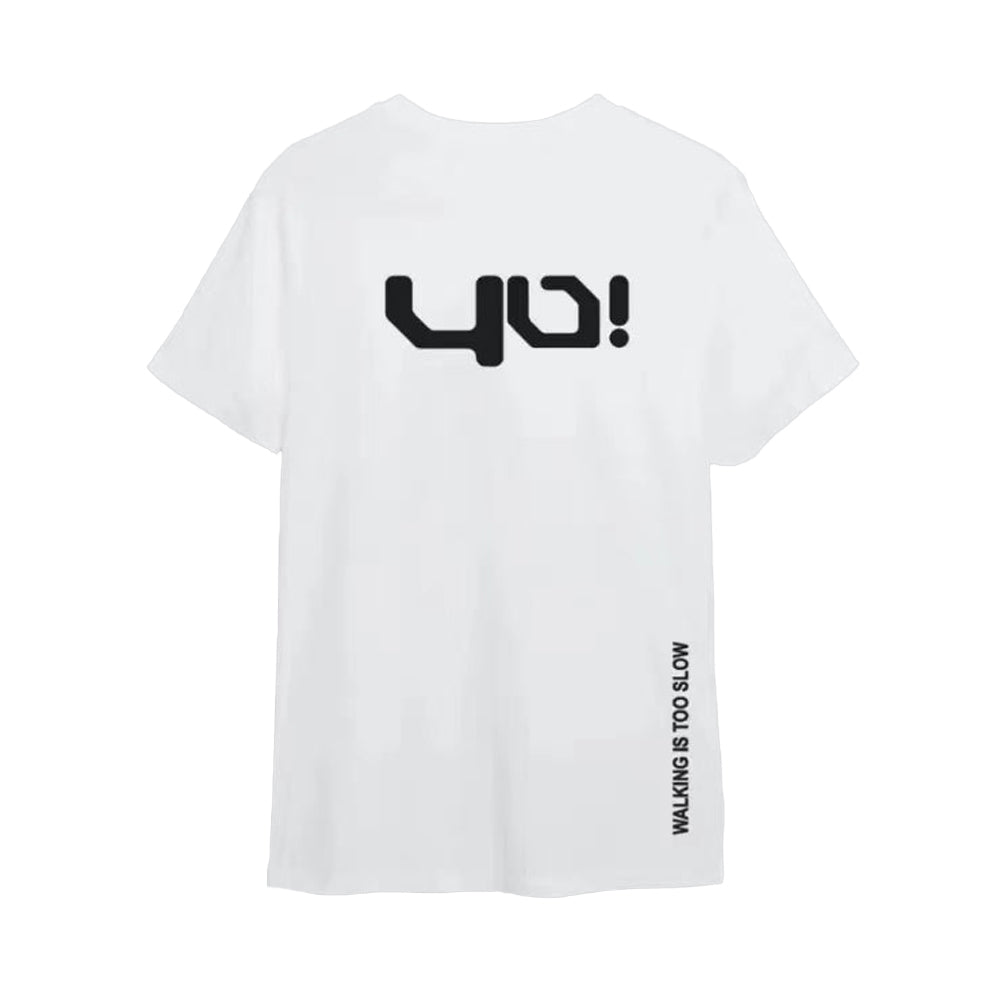 Sago Cotton Minimalism Basic Tee White