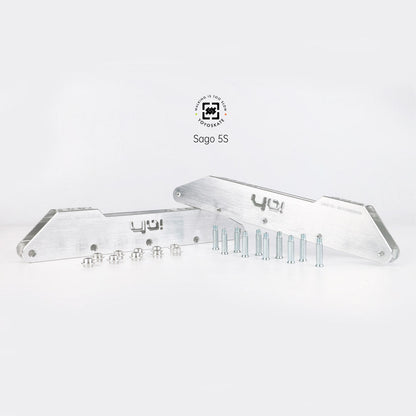 165mm Sago 5S 5x80/72mm 316mm silver