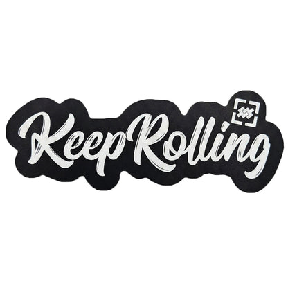 Keep Rolling Sticker 3x8cm