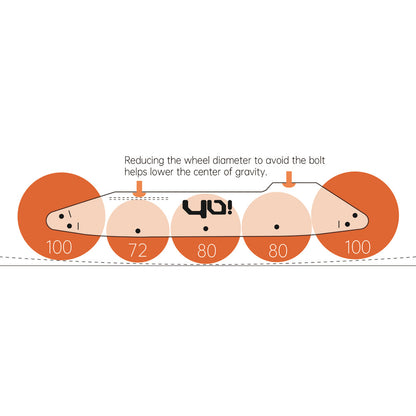 165mm Sago 5 Pro 5x100/72/80mm 334mm silver