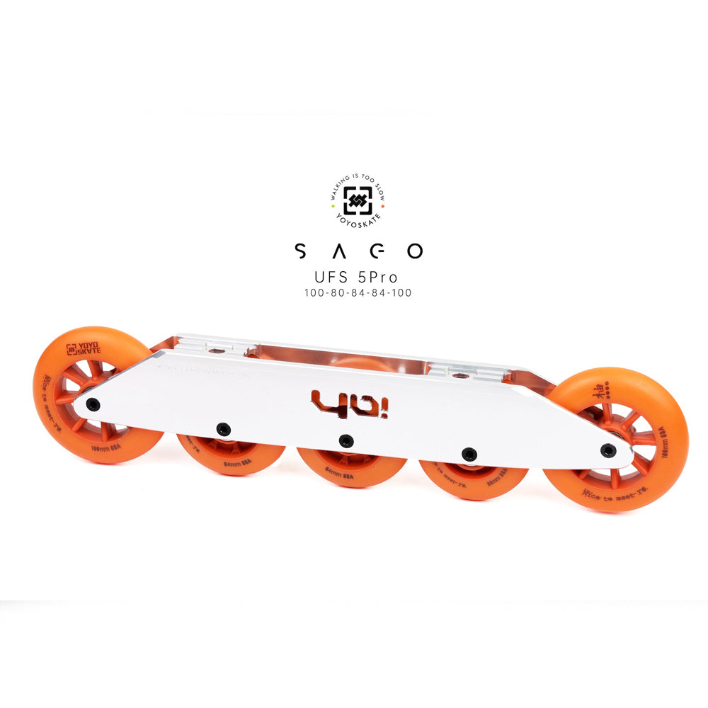 UFS Sago 5 Pro 5x100/72/80mm 334mm silver