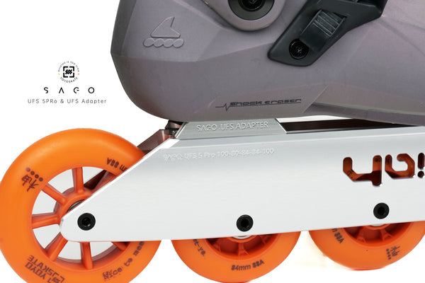 UFS Sago 5 Pro 5x100/72/80mm 334mm silver