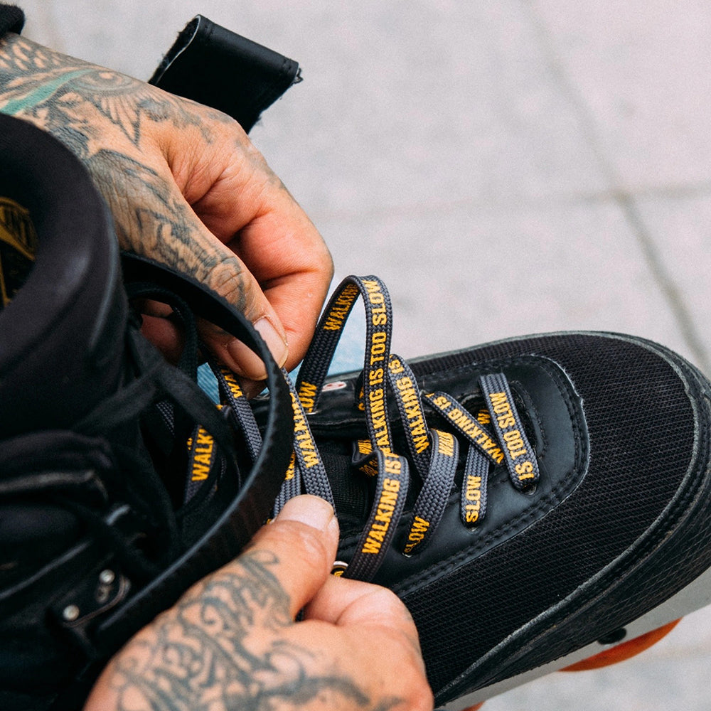 Clot Waxed Laces 200cm black
