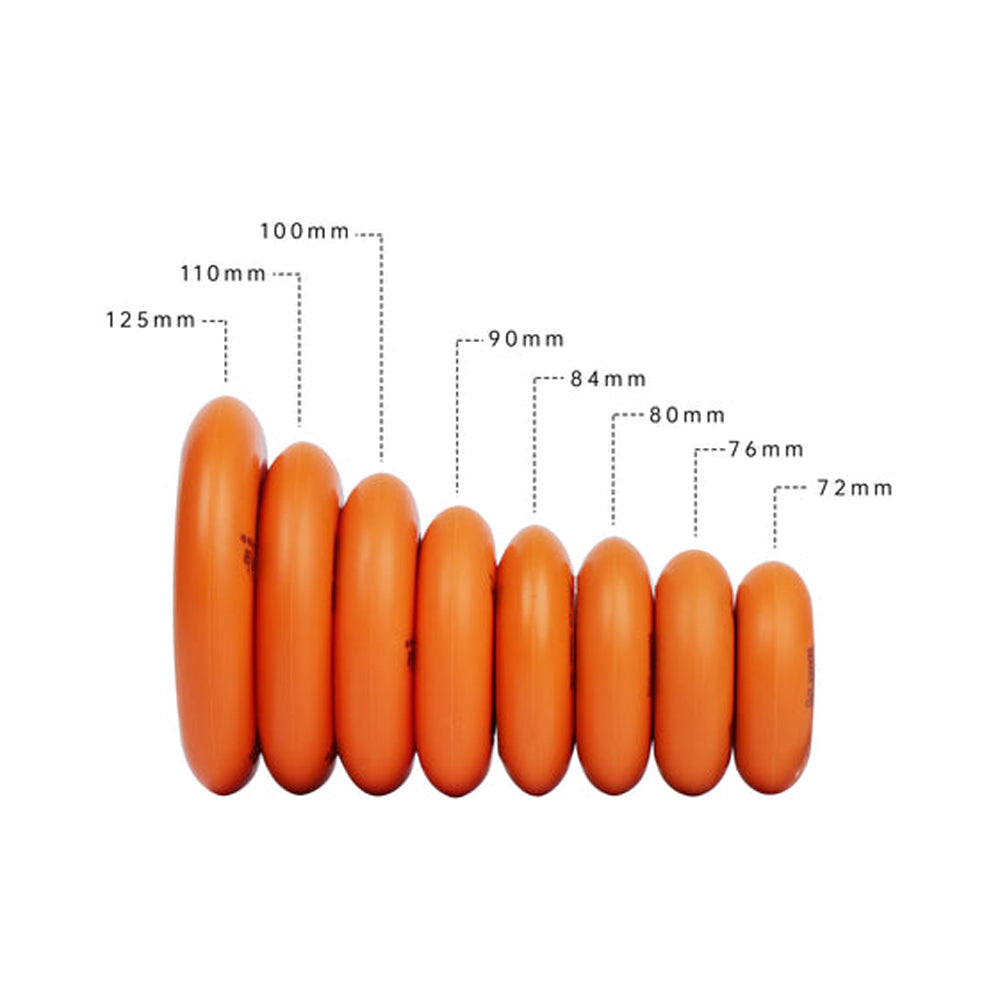 Meetyo 100/72/80mm 88A Orange 10-pack