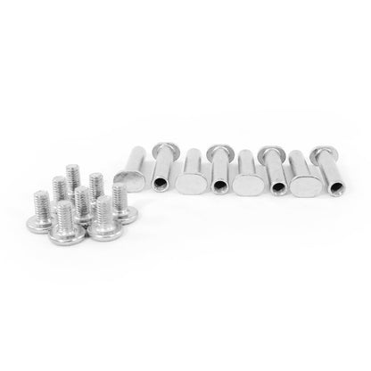 Axles Double 8mm Core/Prime/Balance 2 Allen/Hex silver 8-pack